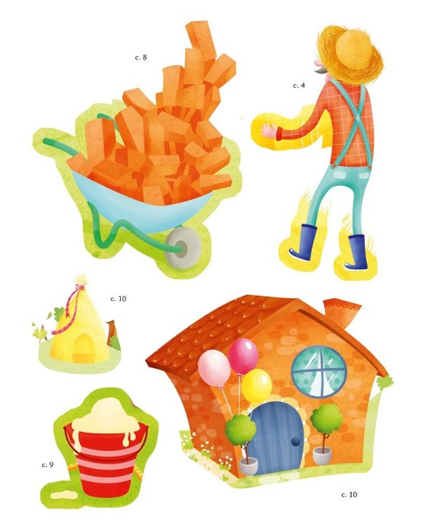 Три поросенка. Любимые сказки с наклейками