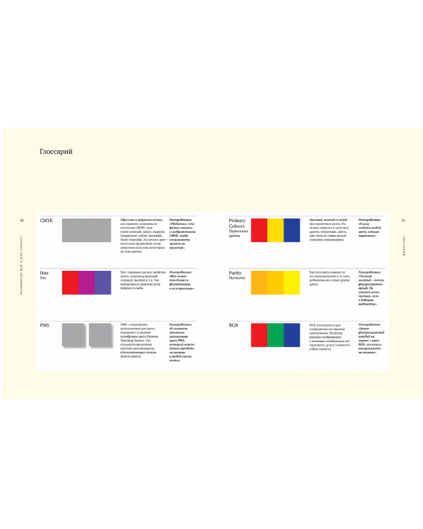 Словарь цвета для дизайнеров
