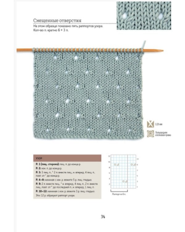 Библия ажурных узоров для вязания спицами.35 воздушных мотивов и 13 изысканных проект.