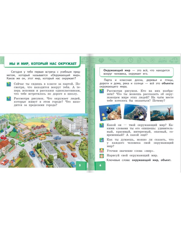 Окружающий мир. Учебник. 1 класс