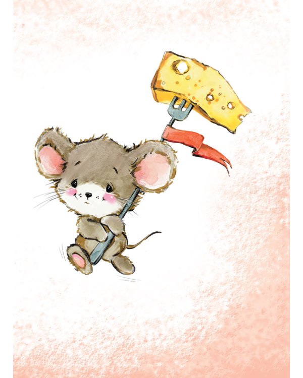 Блокнот с мышками. Сладкой жизни!