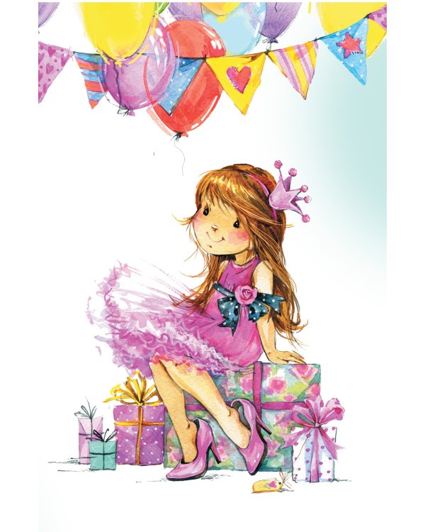 Блокнот с принцессами. В стране сказок. Взмывая выше неба!