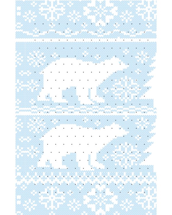 Блокнот "Зимние узоры". Просто уютный блокнот