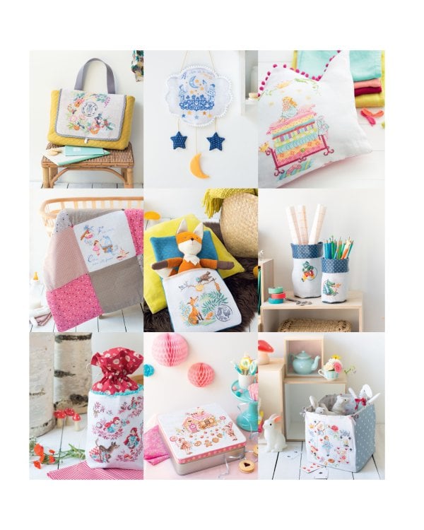 Французская вышивка крестом.45 сказочных сюжетов от Вероник Ажинер