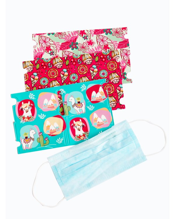 Чехлы для медицинских маскок "Женский. №2", 3 штуки
