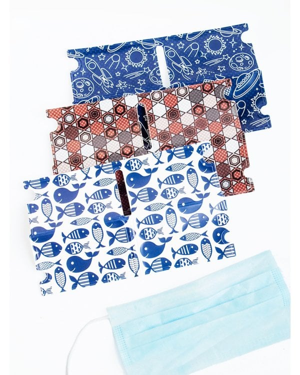 Чехлы для медицинских маскок "Мужской. №1", 3 штуки