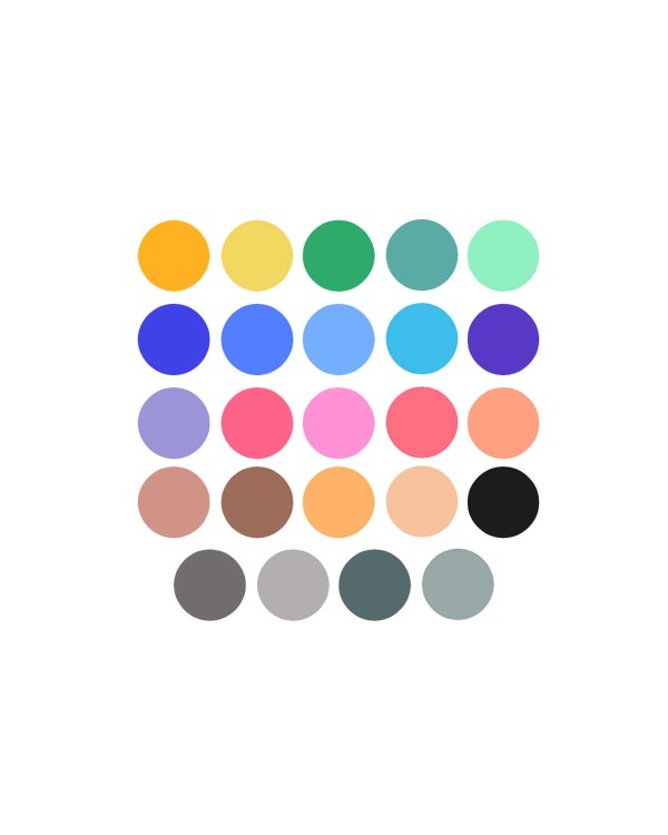 Набор скетчмаркеров двусторонних Квокка, 24 цвета