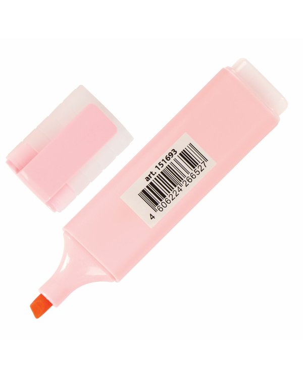 Текстовыделитель "Original Pastel", цвет пастельный розовый, линия 1-5 мм