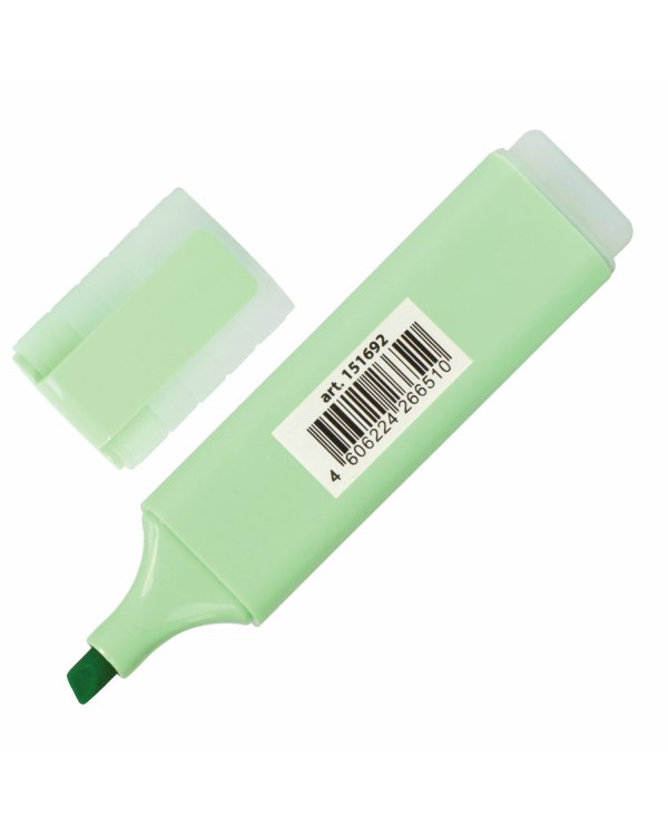 Текстовыделитель Brauberg "Original Pastel", цвет мята, линия 1-5 мм