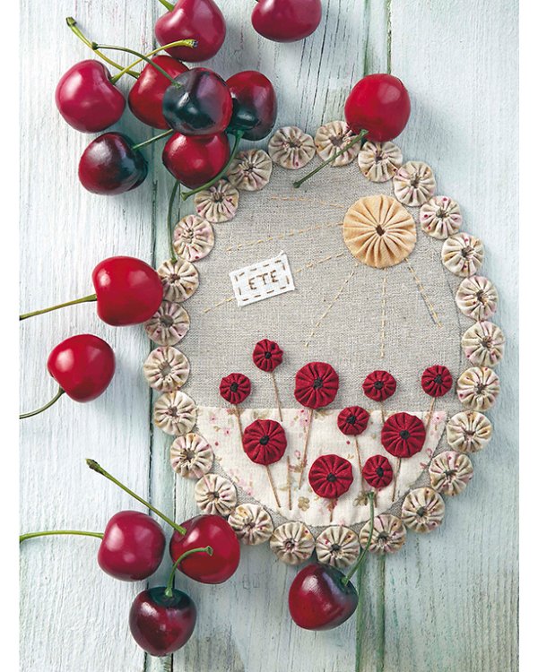 Лоскутные затеи:аксессуары и украшения интерьера в технике йо-йо