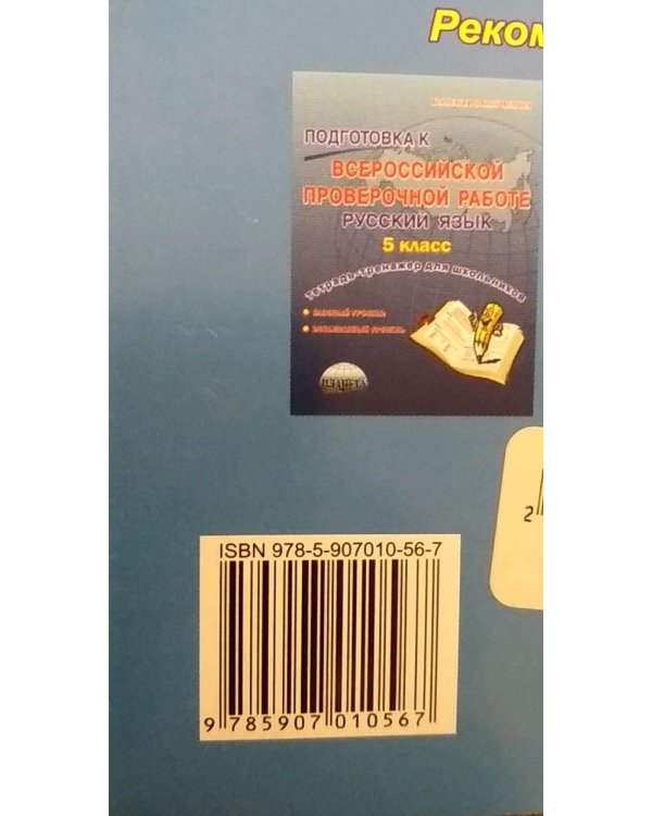 Русский язык. 8 класс. Подготовка к Всероссийской проверочной работе. Методическое пособие