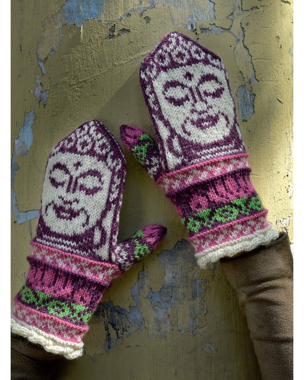Необычные варежки и носочки в технике жаккард.Классические узоры!