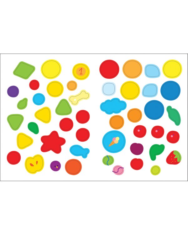 Мир вокруг.Наклей и раскрась