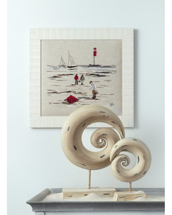 Французская вышивка крестом. Загадочный океан Изабель Вотье. 20 крупных схем