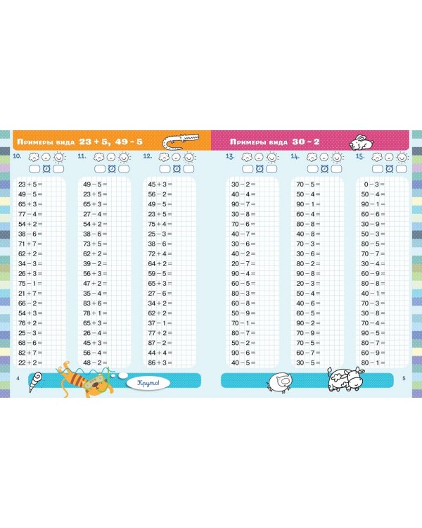 Математика. 1-2 класс. Сложение и вычитание в пределах 100