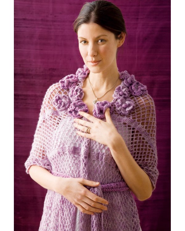 Изысканные цветы.Вяжем крючком