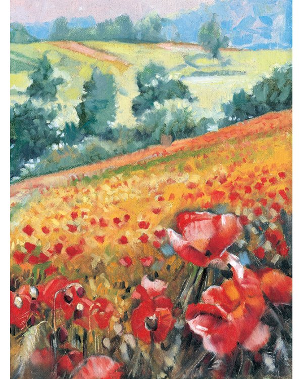 Нарисуй пейзажи маслом по схемам