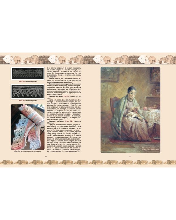 Вязание на спицах и крючком