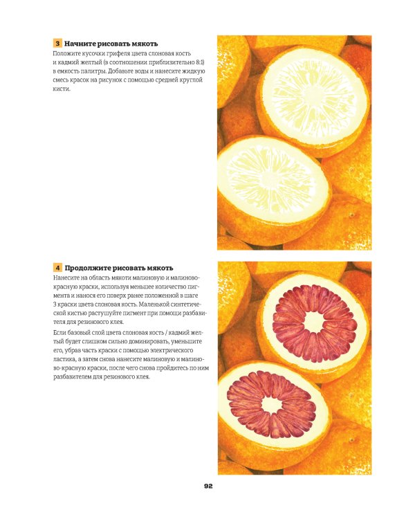 Школа художника.Рисуем реалистичные картины цветными карандашами.Пошаговые уроки