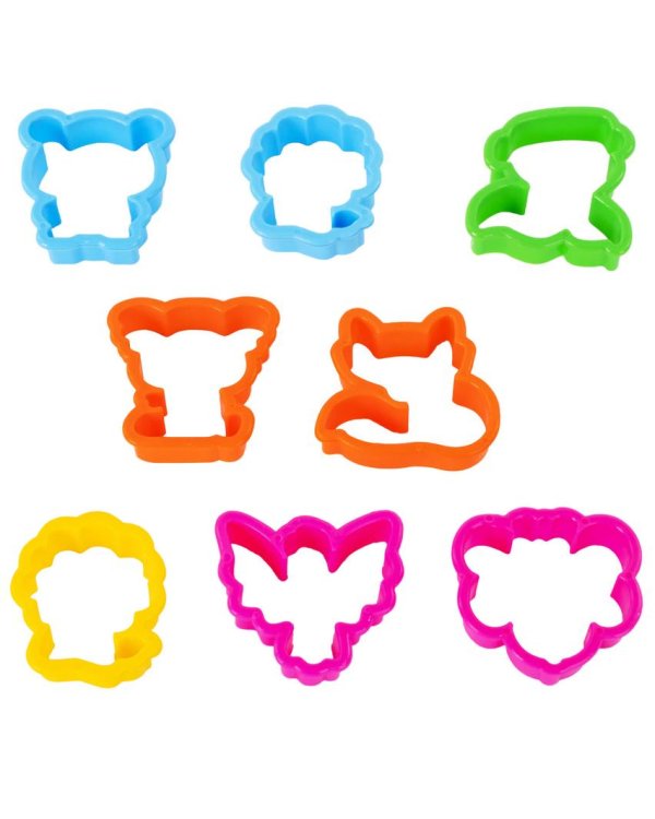 Пластилин "Юнландия", 12 цветов, 620 г, скалка, 4 стека, 8 формочек