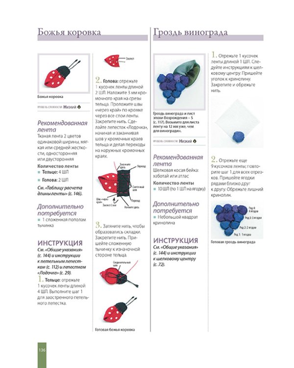 Новые цветы из лент.Приемы,техники,мастер-классы (16+)