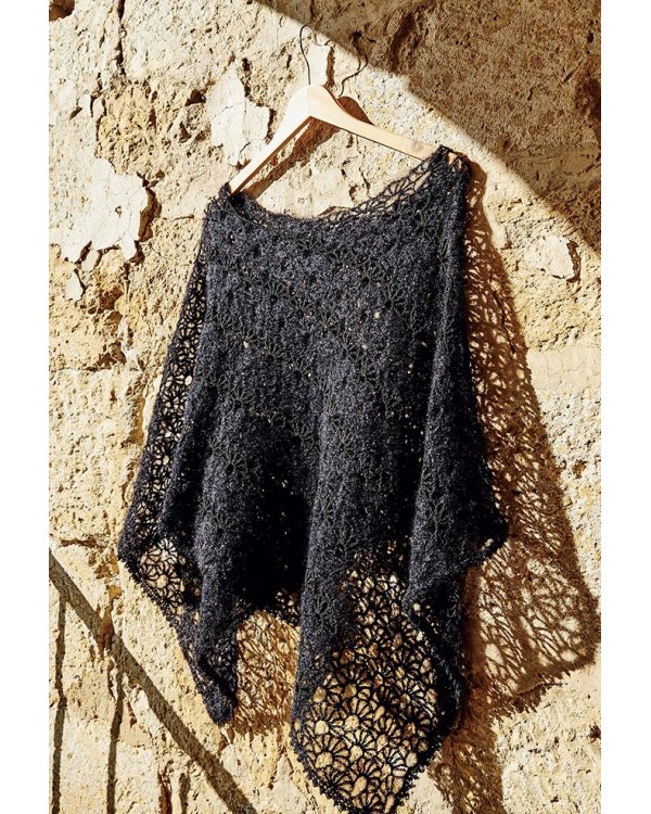 Нежные ажуры:Шали,пуловеры и аксессуары.Крючок