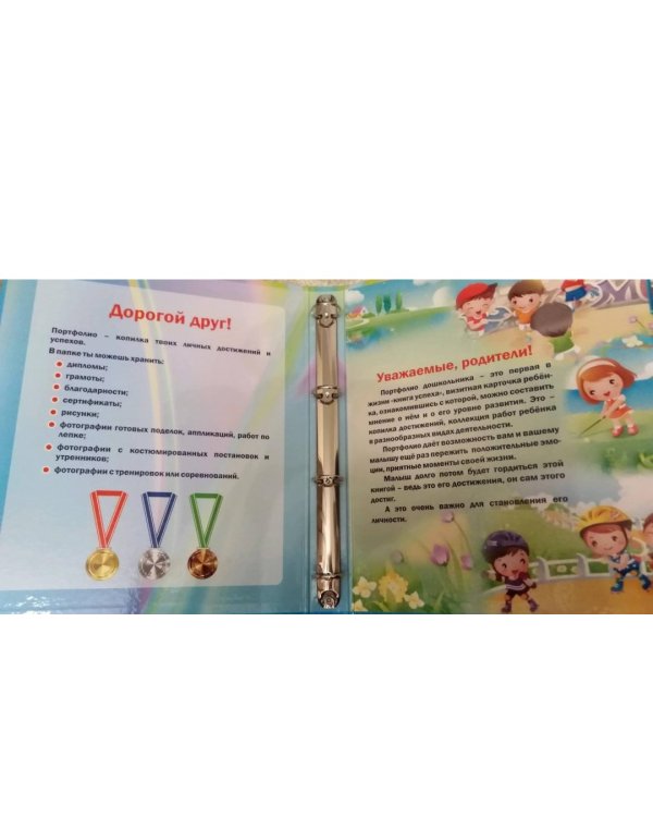 Портфолио дошкольника (книга + цветная папка картонная) (количество томов: 2)