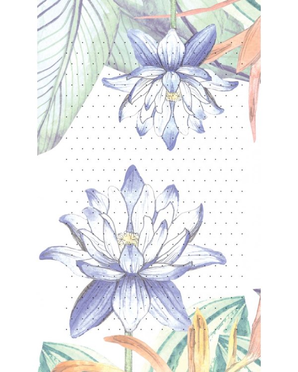 Блокнот-голограмма Flower Notes (синий)