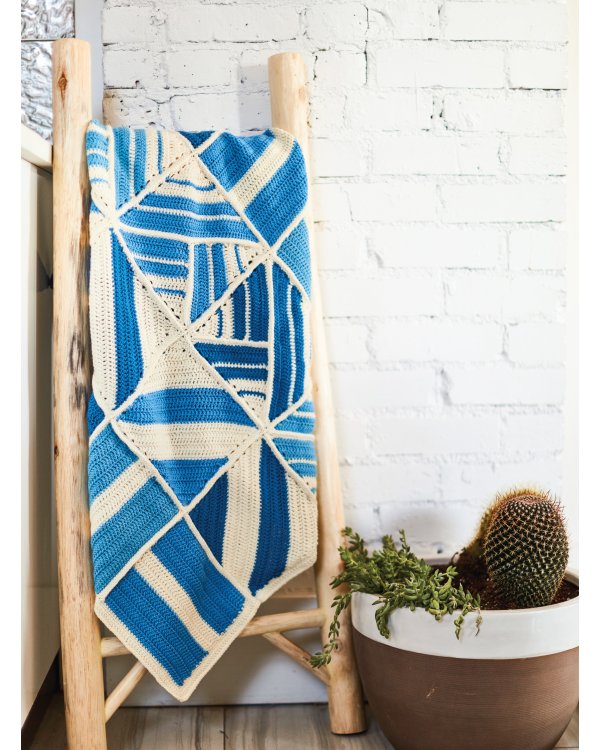 Вяжем пледы в лоскутной технике:известные дизайнеры,модные проекты,свеж.тренды