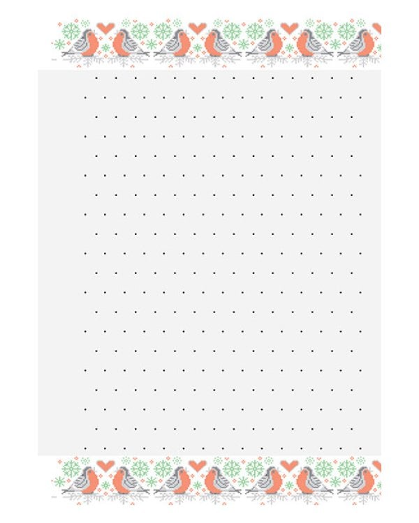 Блокнот Зимние узоры.От всего сердца