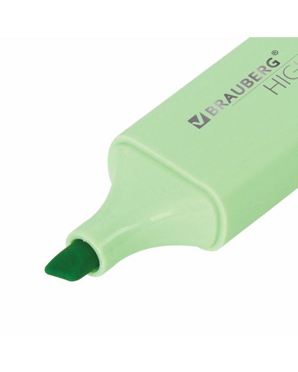 Текстовыделитель Brauberg "Original Pastel", цвет мята, линия 1-5 мм