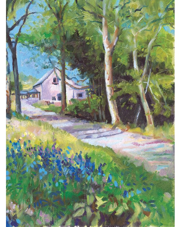 Нарисуй пейзажи маслом по схемам