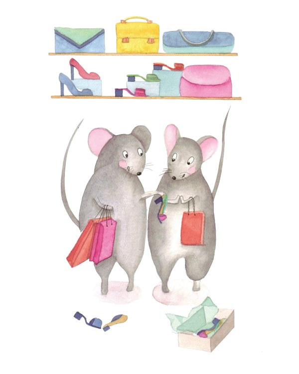 Блокнот Радужные перспек.(с мышками)В предвкушении чуда