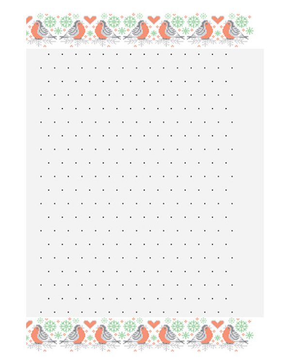 Блокнот Зимние узоры.От всего сердца