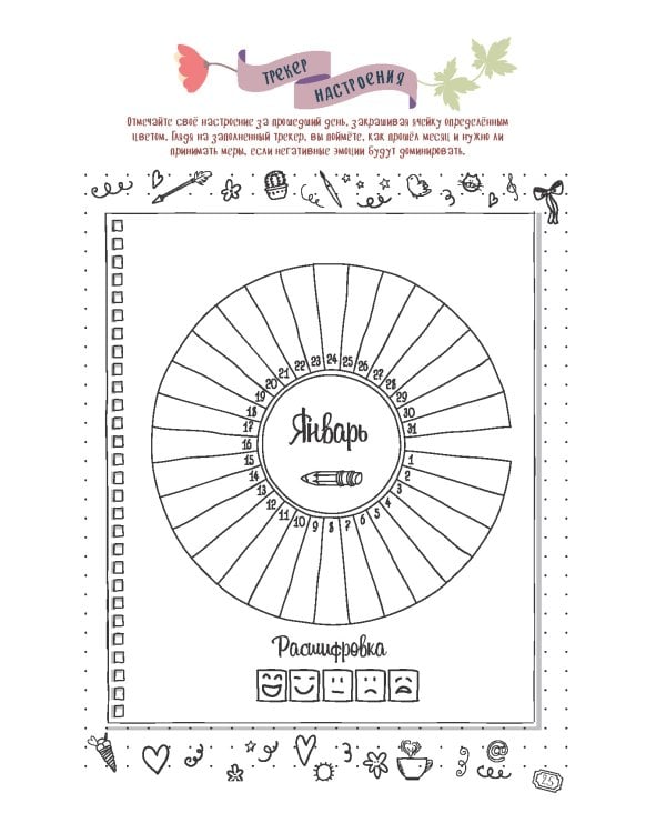 В точку!Bullet-journal.(черная в горошек)Шаблоны!Списки!Трекеры!