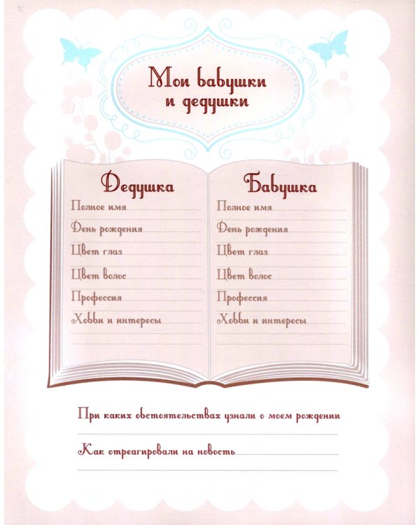 Мой первый год. Альбом про то, как я расту