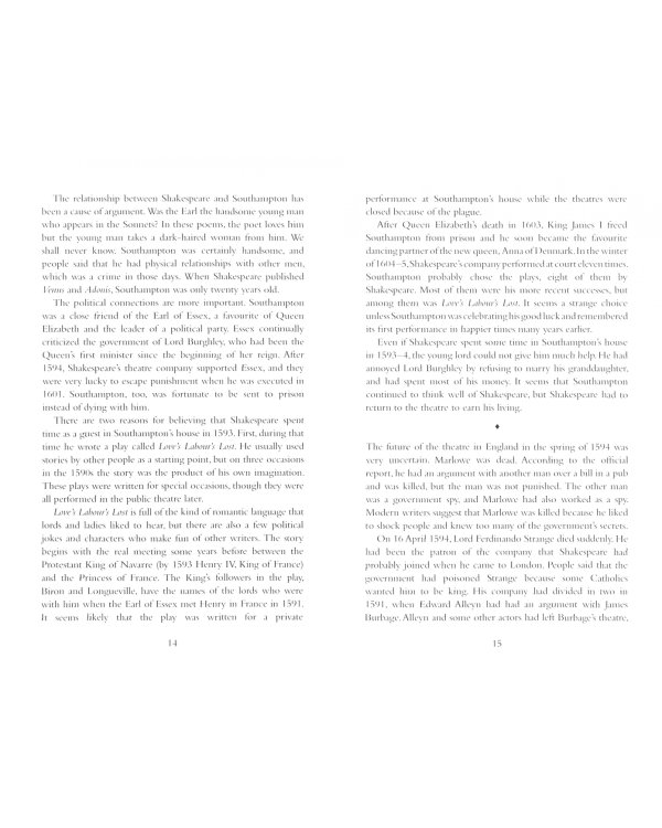 Shakespeare – His Life and Plays