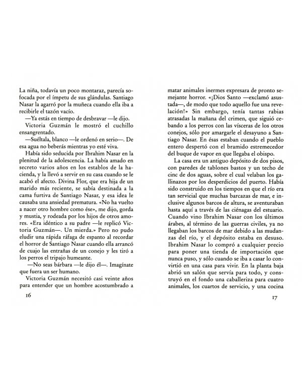 Cronica De Una Muerte Anunciada