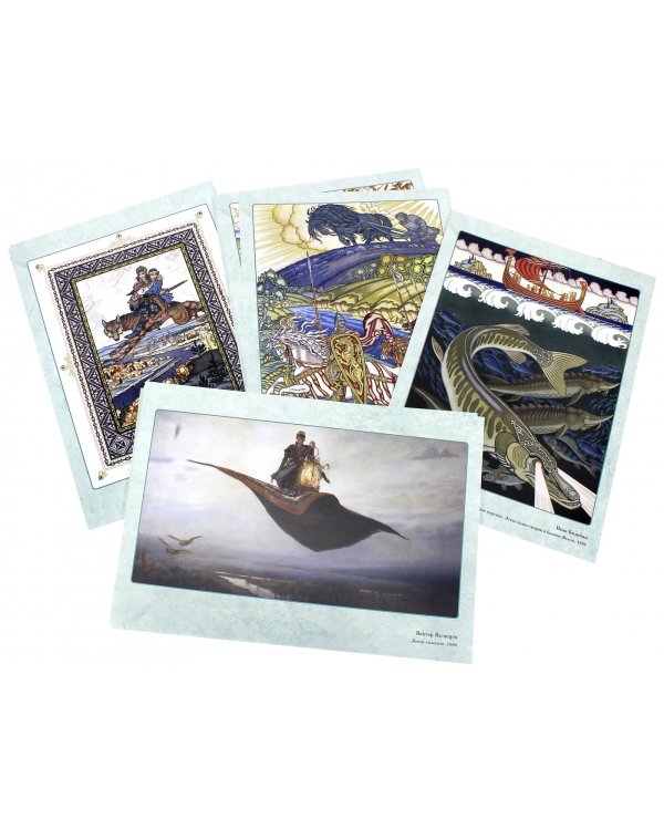 Русская сказка.50 репродукций.Зеленая