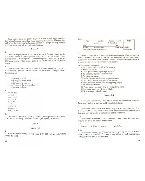 Английский язык. New Millennium English. 10 класс. Решебник