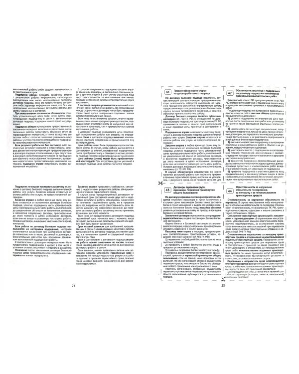 Шпаргалка. Гражданское право. Особая часть. Части 2, 3, 4