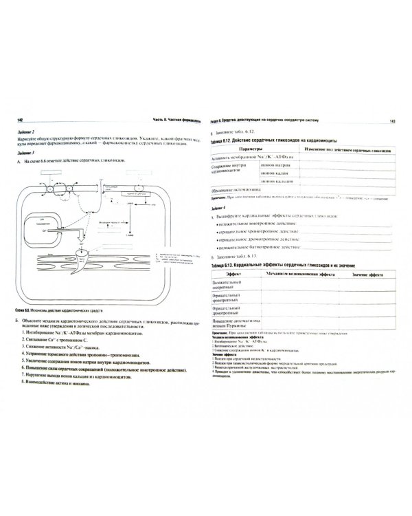 Фармакология. Рабочая тетрадь к практическим занятиям. Учебное пособие