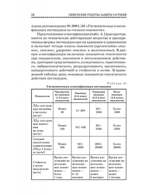 Химические средства защиты растений. Учебное пособие. СПО