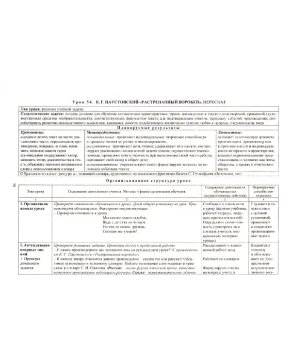 Литературное чтение. 3 класс. Технологические карты уроков по уч. Л.Ф.Климановой и др. 2 полугодие