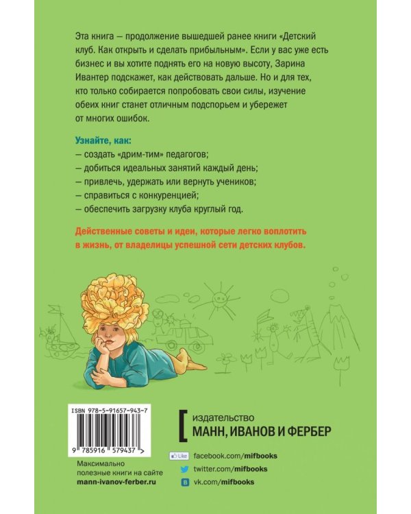 Успешный детский клуб. План развития на 12 месяцев