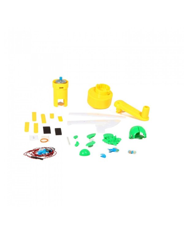 Французские опыты Науки с Буки. Модели с ручным мотором