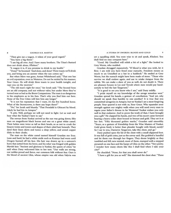 Song of Ice and Fire 3 Storm of Swords 2 Blood and