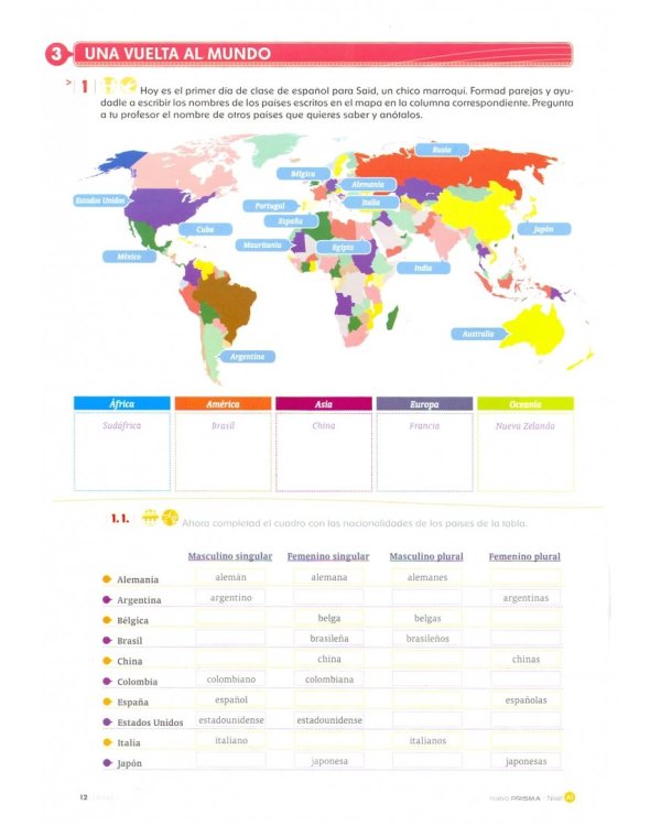 Nuevo Prisma. Nivel A1. Libro Del Alumno (+CD) (+ CD-ROM)