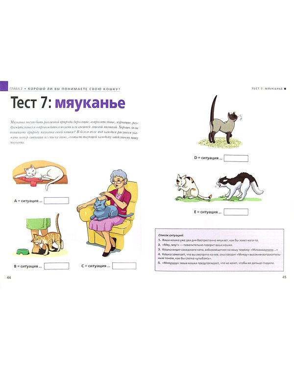 Расшифруйте язык вашей кошки. Позы, мяуканье, метки...