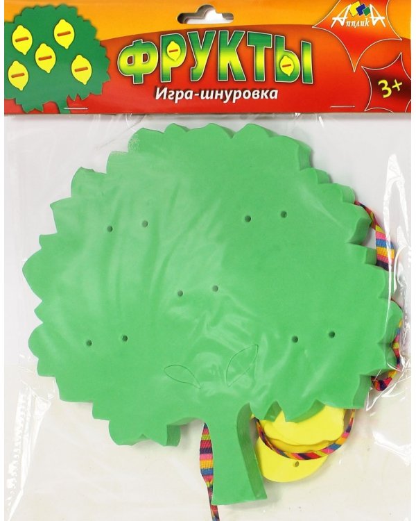 Игра-шнуровка. Фрукты. "Лимоны"